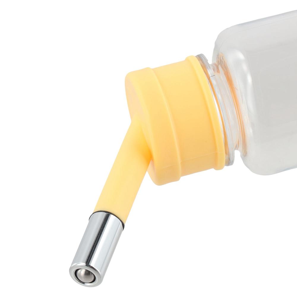 Подвесной диспенсер для воды для хомяков с шариковой головкой, герметичная бутылка для воды для хомяков, автоматическая бутылка для питья для кроликов объемом 80/120 мл