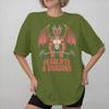 Unisex Women Print Dumbbells and Dragons Tee T Shirt 100 Cotton Tshirts Clothes