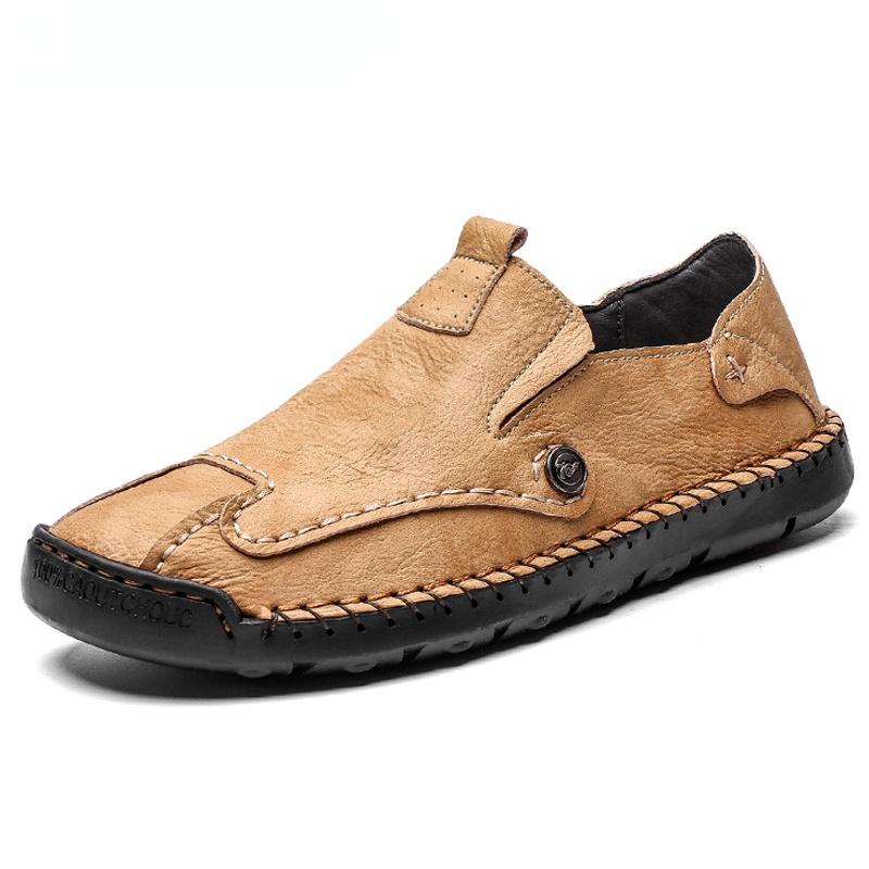Men Shoes 2022 Newest Men Loafers Comfortable Soft Leather Flats Men Driving Shoes Plus Size 48 Zapatos De Hombre