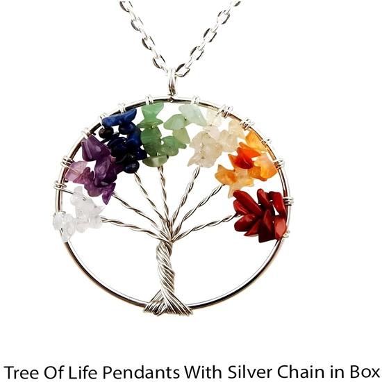 Хрустальное дерево семи чакр 300 бусин Денежное дерево Подарочный предмет на удачу 25,4-30,48 см Обмотанная золотой проволокой Каменное дерево 7 чакр