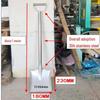 Integrated 304 Stainless Steel Pointed Shovel