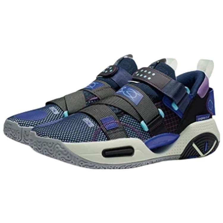 Li Ning All City 9 V2 Ткань Устойчивая к истиранию Амортизация Дышащая Отскок Низкие Баскетбольные кроссовки Мужские ABAR075-1