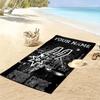 Name Custom SA Spurs Print Beach Towel, Large Soft Quick Dry Towel for Beach Camping Swimming
