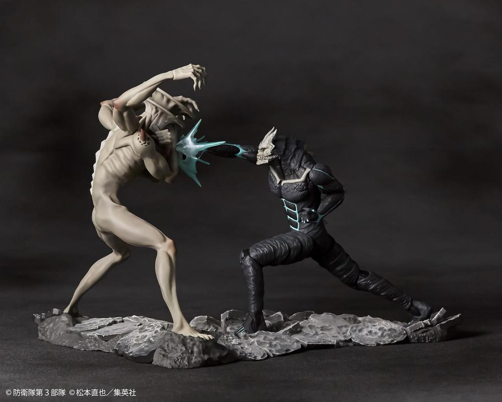 Kaiyodo Anime Kaiju 8 Kaiju 9 масштаб ПВХ окрашенная готовая фигурка "Kaiju No. 8" Нет. против. нет. 1/18