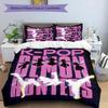 3pcs Kpop Hunter10 pattern bedding set duvet cover set includes duvet cover &pillowcases, perfect all season bedroom decoration & gift
