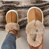 Модные женские тапочки из искусственной замши с закрытым носком, парная обувь для женщин, новые удобные тапочки для дома на мягкой подошве, шлепанцы женские, zapatos de mujer