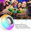 E27 Беспроводная Bluetooth-светодиодная лампа-динамик RGB 12 Вт Музыкальная лампа с дистанционным управлением