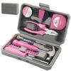 23 Piece Set of Household Combination Tools, Manual Toolbox with Plastic Toolbox Storage Box, Including Screwdriver, Tape Measur