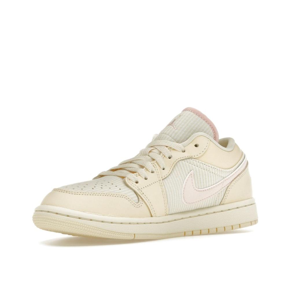Air Jordan 1 Low SE Muslin Legend Pink Women Sneakers Tan Sail Coconut-Milk FQ1925-100