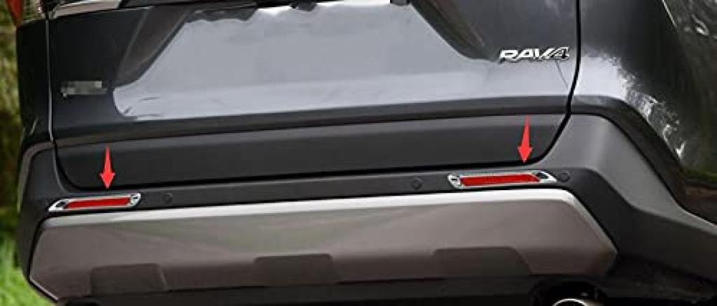 ZIAN Toyota New RAV4 50 Серия Накладка на противотуманную фару Хромированная отделка 2 шт. Ободок Отражатель Крышка Наружные детали Специально разработанный Противотуманный (Задняя лампа)