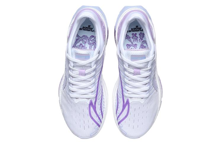 Women's Sneakers Li-Ning Furious Rider 5.0 Casual Shoes Women's Low-top White/Purple