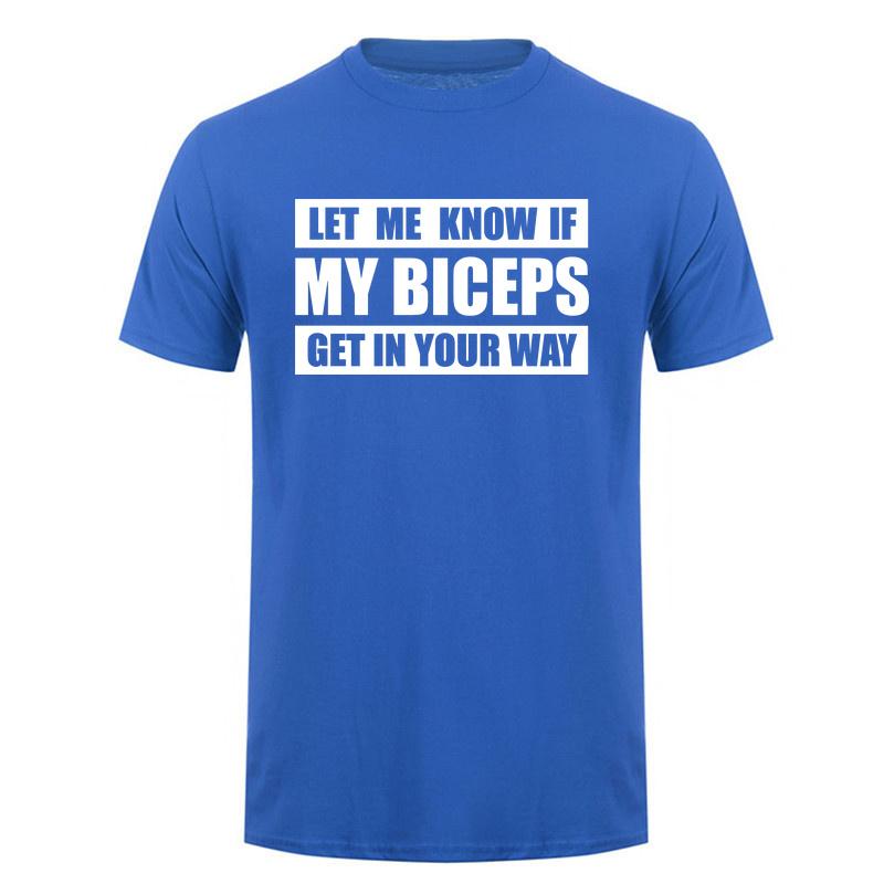 Let Me Know If My Biceps Get In Your Way Tshirt Funny Gym T Shirts Fitness Humor Da833