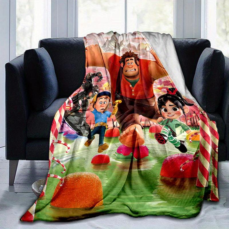 1pc, Ralph Breaks the Internet: Wreck-It Ralph 2 Home Decor Blanket, Couch Throw, Outdoor Blanket, Gift for Friends, Flannel Blanket