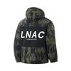 Li-Ning Hot Pot Down Series Water-Repellent Letter Print Hooded Versatile Casual Zipper Short Winter Down Jacket Men Jacket Black AYMU251-5