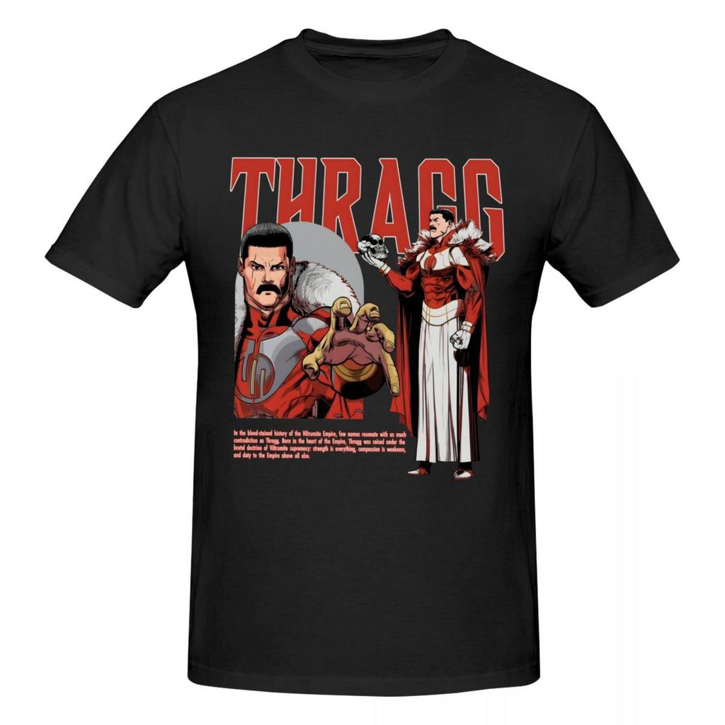 Unisex THRAGG ICON Invincibled Anime Funny T Shirt Vintage Oneck Cotton Shirts