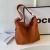Large Capacity Drawstring Bucket Bag Korean Style Tote Bag Cute Nylon Shoulder Bag  Girls