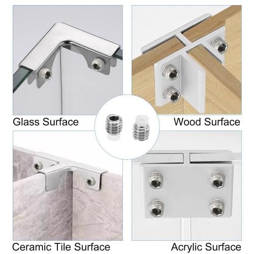 Установочные винты PATIKIL M6 x 10 мм с нейлоновым наконечником, упаковка 5 штук, метрические установочные винты с шестигранной головкой и чашеобразным концом, предотвращающие скольжение, крепежные элементы с внутренним шестигранником, нержавеющая сталь 304