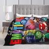 Inside Out 2 Cartoon  Blanket  Travel Office Flannel Throw Blanket For Outdoor Super Warm Custom Quality Bedspread