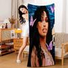 Новый музыкальный альбом SZA Sos Плед из микрофибры Быстросохнущие пляжные полотенца Большой размер с принтом Супервпитывающее полотенце-плед для бассейна