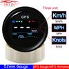Цифровой Мини 52 мм GPS Спидометр + GPS Антенна Датчик Скорости Мотоцикл Лодка Одометр Спидометр Квадроцикл UTV Морской 12В/24В
