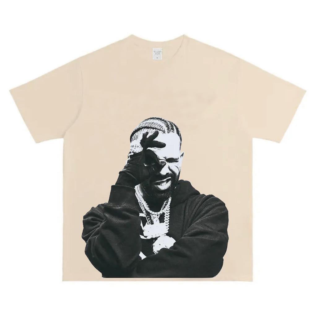 2025 Новая летняя повседневная футболка с коротким рукавом с принтом, хлопковая, обычного кроя, с круглым вырезом, дышащая, свободная, унисекс, мужская, женская одежда