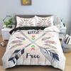 Dreamcatcher Bedding Set Feather Pattern Duvet Cover Comforter Covers Single Twin King Size Quilt Cover With Pillowcase 2/3Pcs
