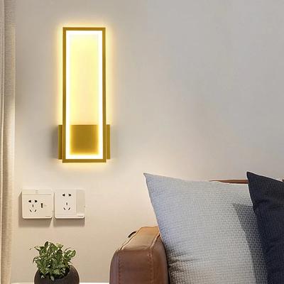27 Вт современный минималистский бра Nordic LED настенный светильник для дома Гостиная Спальня прикроватный светильник Роскошные декоративные настенные светильники