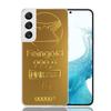 Чехол для телефона с узором из тонкого золота для Samsung Galaxy S26 S25 Edge S24 S23 FE S22 Ultra S21 Plus S20 + Fundas Cover Coque Gal