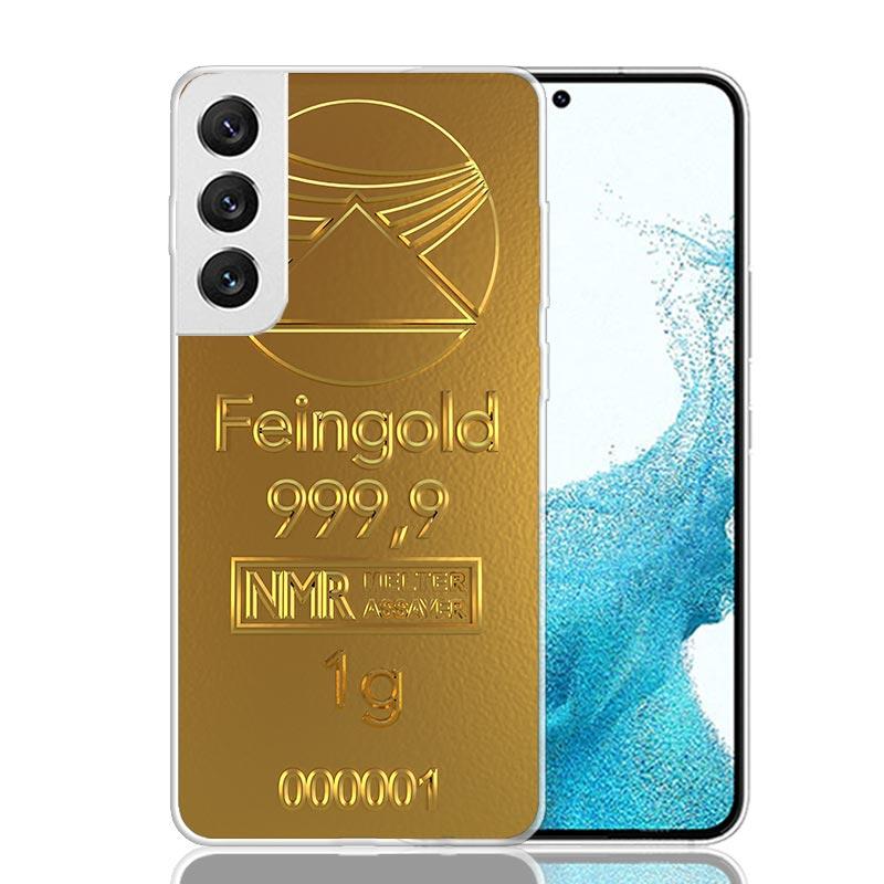 Чехол для телефона с узором из тонкого золота для Samsung Galaxy S26 S25 Edge S24 S23 FE S22 Ultra S21 Plus S20 + Fundas Cover Coque Gal