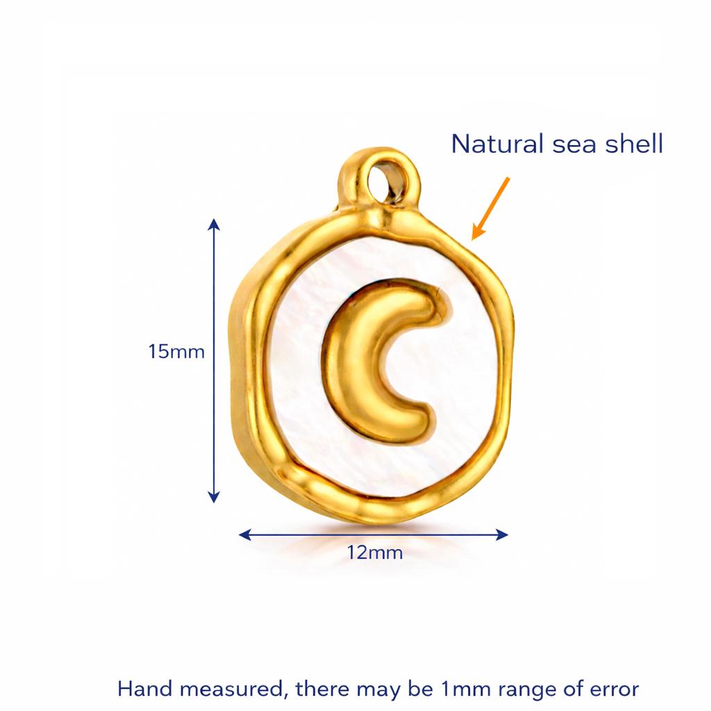 3Pcs Stainless Steel Heart/Butterfly/Star Charms Natural Seashell Waterproof Pendants DIY Women Necklace/Earrings Jewelry Making