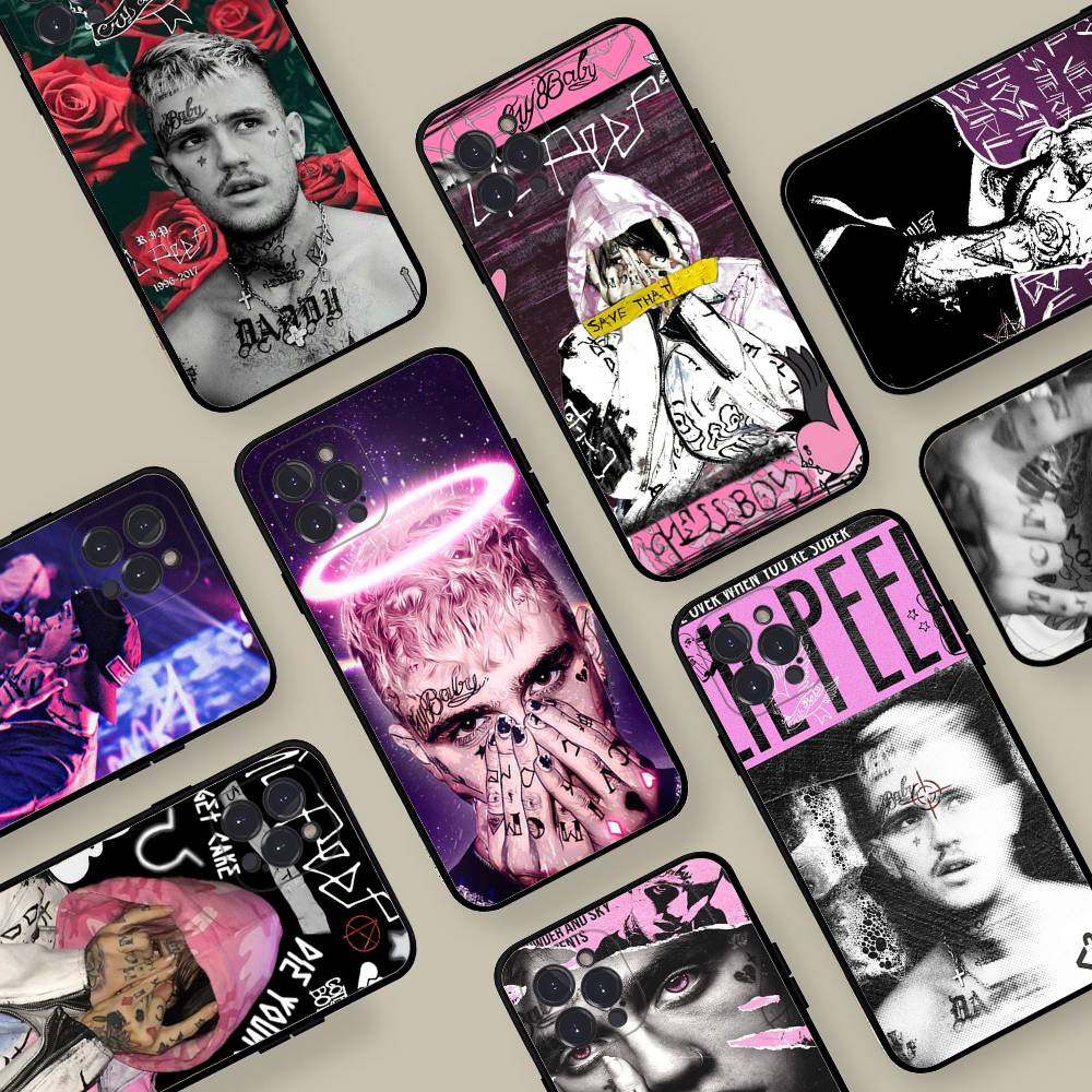 Чехол для телефона Emo Rapper Lil Peep Для iPhone 17 16 15 16e 14 13 12 11 Pro Max Plus Чехол Покрытие Coque