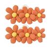 2Pcs Colorful Flower Curtain Buckles Flower Shape Decorative Rope Curtain Ties  Window Accessories