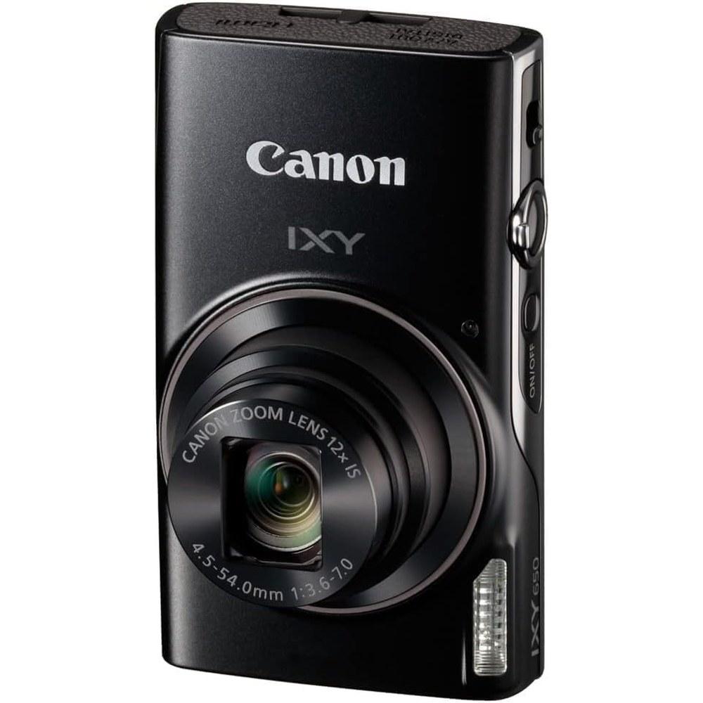 Canon Компактная цифровая камера IXY 650 12-кратный оптический зум Совместимость с Wi-Fi Черный