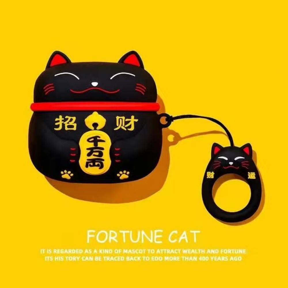 Чехол 3D Cute Lucky Cat для наушников Apple AirPods 1 2 Pro Bluetooth, чехол для 3-х наушников Air pods Pro2, мягкий силиконовый защитный чехол