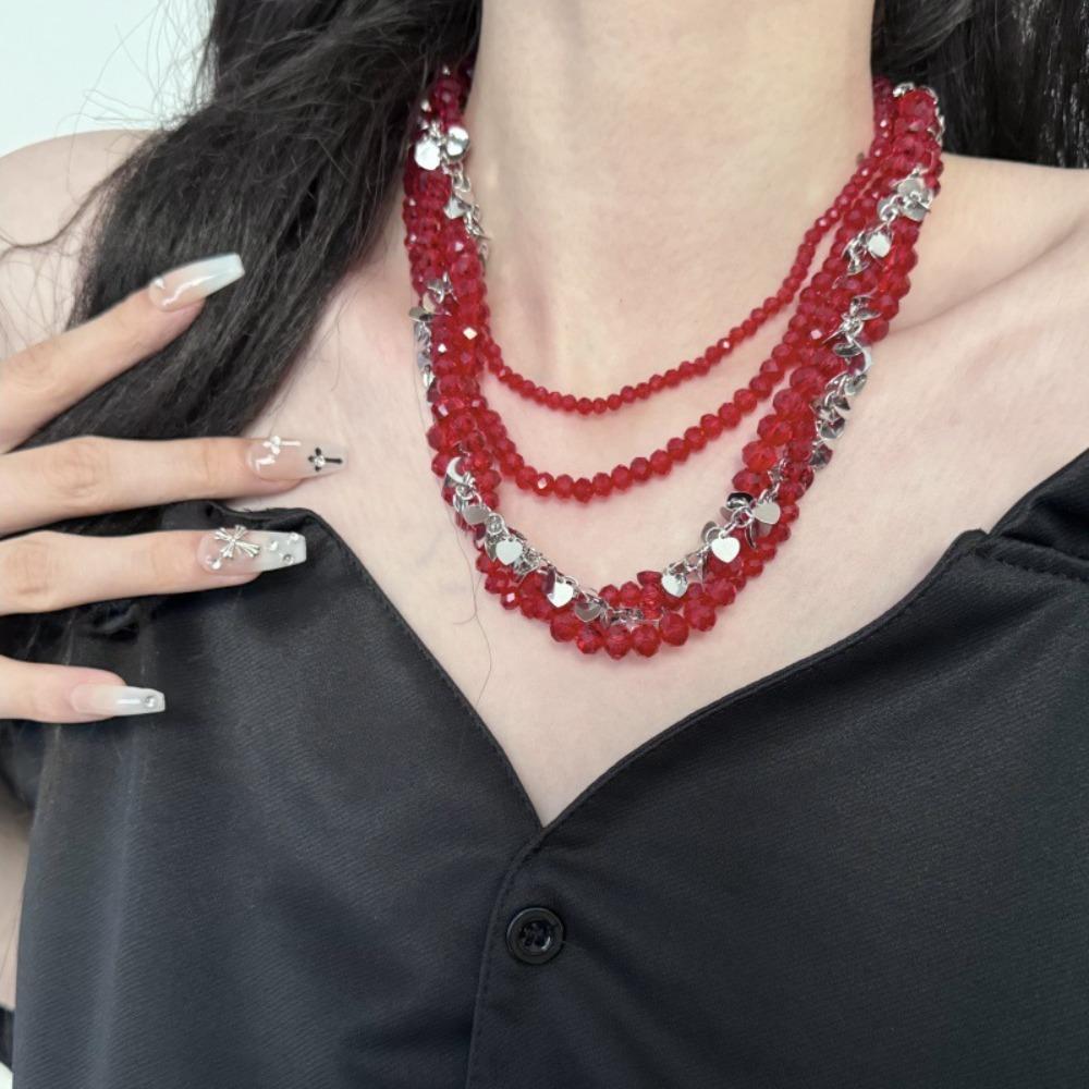 Винтажное ожерелье с пайетками 'Любовь', этнический стиль, чокер, цепочка для ключицы, на каждый день