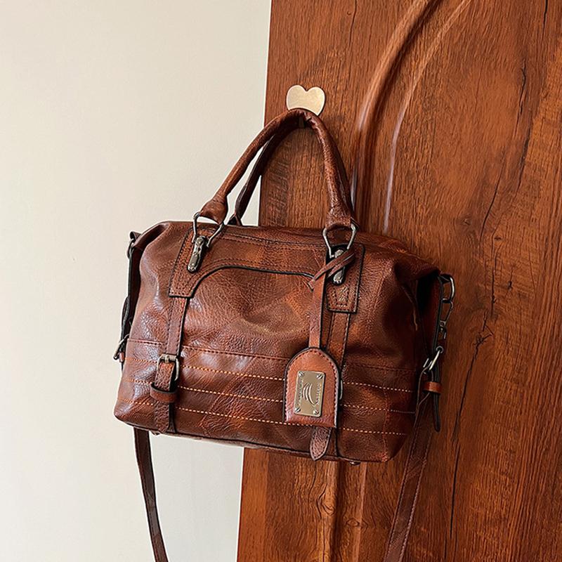 Контрастные цвета молнии PU Мягкая поверхность сумки с верхней ручкой Повседневные большой емкости женские сумки