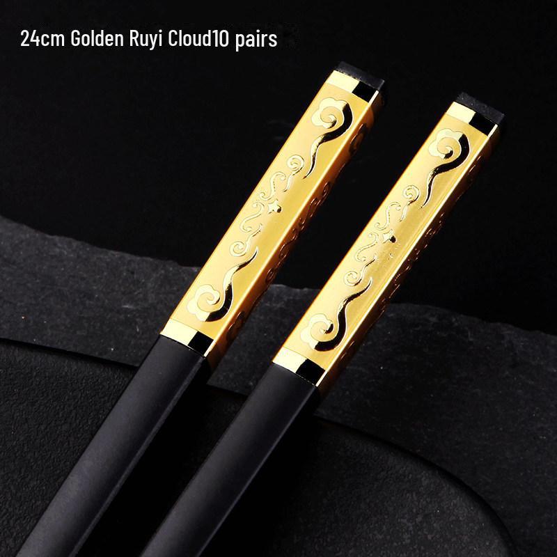 Палочки для еды из бытового сплава Chuangjian, изготовленные для отелей и ресторанов, поставляются в наборе из 10 пар из некостяного фарфора, бамбука и дерева.