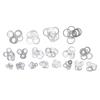 470Pcs Sealing Washer Aluminum Alloy Round Flat Washer Assortment Kit for Automobiles Faucets