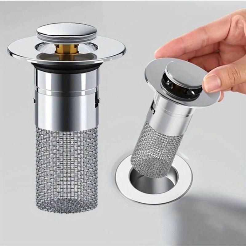 Многофункциональный сливной фильтр для пола, всплывающая пробка для слива раковины с отскоком, ловушка для волос, сито для раковины для душа, аксессуар для ванной комнаты
