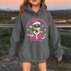 Children's Fashionable Casual Long-sleeved Loose Christmas Print Pullover Hooded Sweatshirt