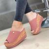 Wedge Sandals Women Shoes Summer Fashion Platform Slippers Woman Peep Toe Sandals High Heels Female Flip Flops Designer Slides