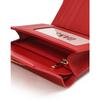Daks Red Leather Premium Crystal Decoration Dd Logo Wallet Dcwa6f282r2