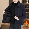 Универсальная мужская шерстяная куртка с лацканами – Плюс бархат, Плотная для весны и осени