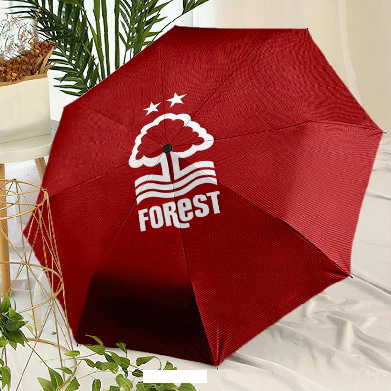 Зонт Forest F.C. с автоматическим открытием/закрытием и 8 ребрами, прочный, компактный, для путешествий и улицы