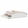 VidaXL Cadre de lit sans matelas blanc 180x200 cm bois massif de pin 3301669