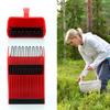Portable Berry Pickers Metal Comb Rakes Picking Fruit Collecting Scoop Handle Blueberry Collection Harvester Picking Garden Tool