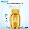 VGR V-650 Профессиональная машинка для стрижки волос Металлический корпус Литиевая батарея 2000 мАч Беспроводная машинка для стрижки волос для мужчин Триммер для бороды Парикмахерская Стрижка волос дома
