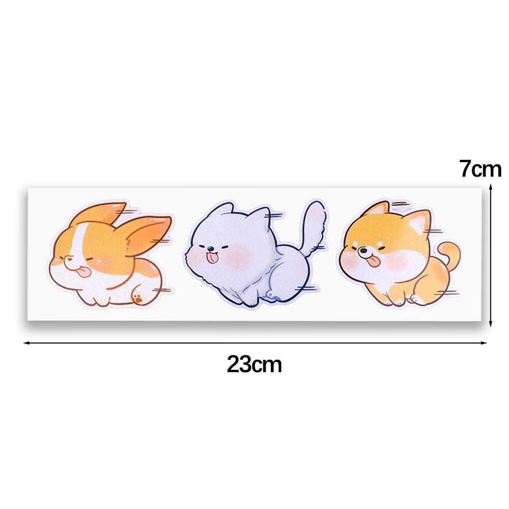 Cartoon Animal Car Stickers Conceal Scratch Decorative Stickers Auto Electric Motorcycle Body Styling Decor Scratch Animal Decal