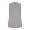 Women's Loose Casual Cotton Linen Solid Color Sleeveless Top Vest