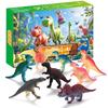 24-дневный рождественский календарь с динозаврами: Детская отрывная игра и подарок